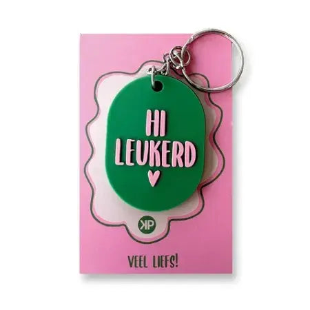 KP: sleutelhanger - hi leukerd
