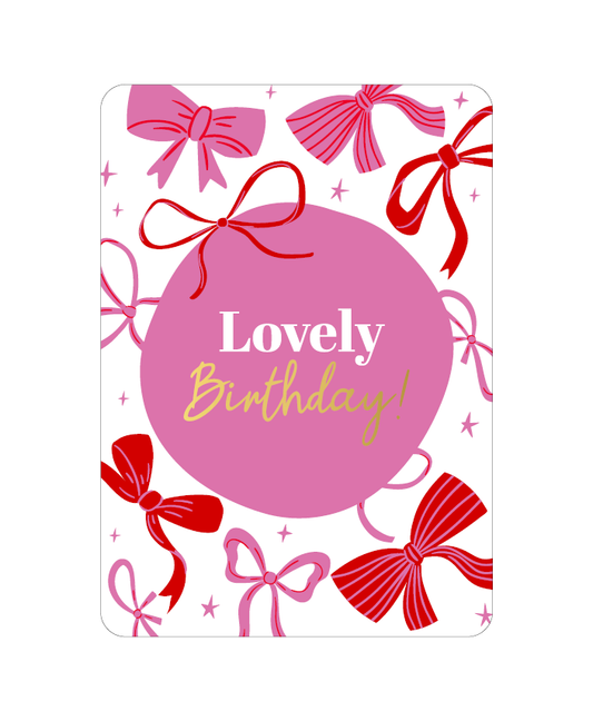 KP: kaartje a6 - Lovely birthday