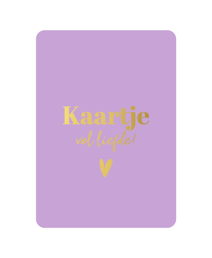 KP: kaartje a6 - Kaartje vol liefde
