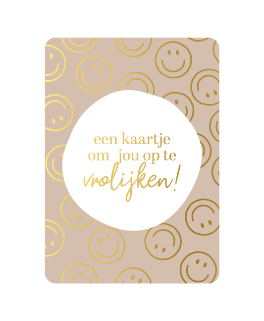 KP: kaartje a6 - Een kaartje om jou op te vrolijken