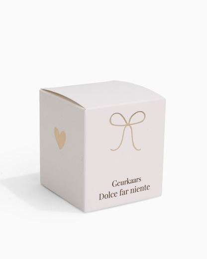 Stationery & gift: Geurkaars | Gouden strik