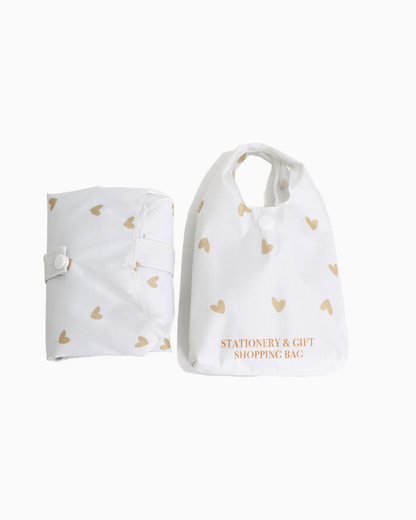 Stationery & gift: Shopping bag - hartjes