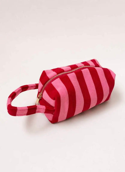 Poppy beauty bag | gestreepte toilettas (verschillende kleurtjes)