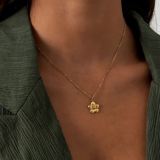 Ketting: bloem groot