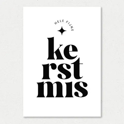 Liefz: kaart a6 - Fijne Kerstmis