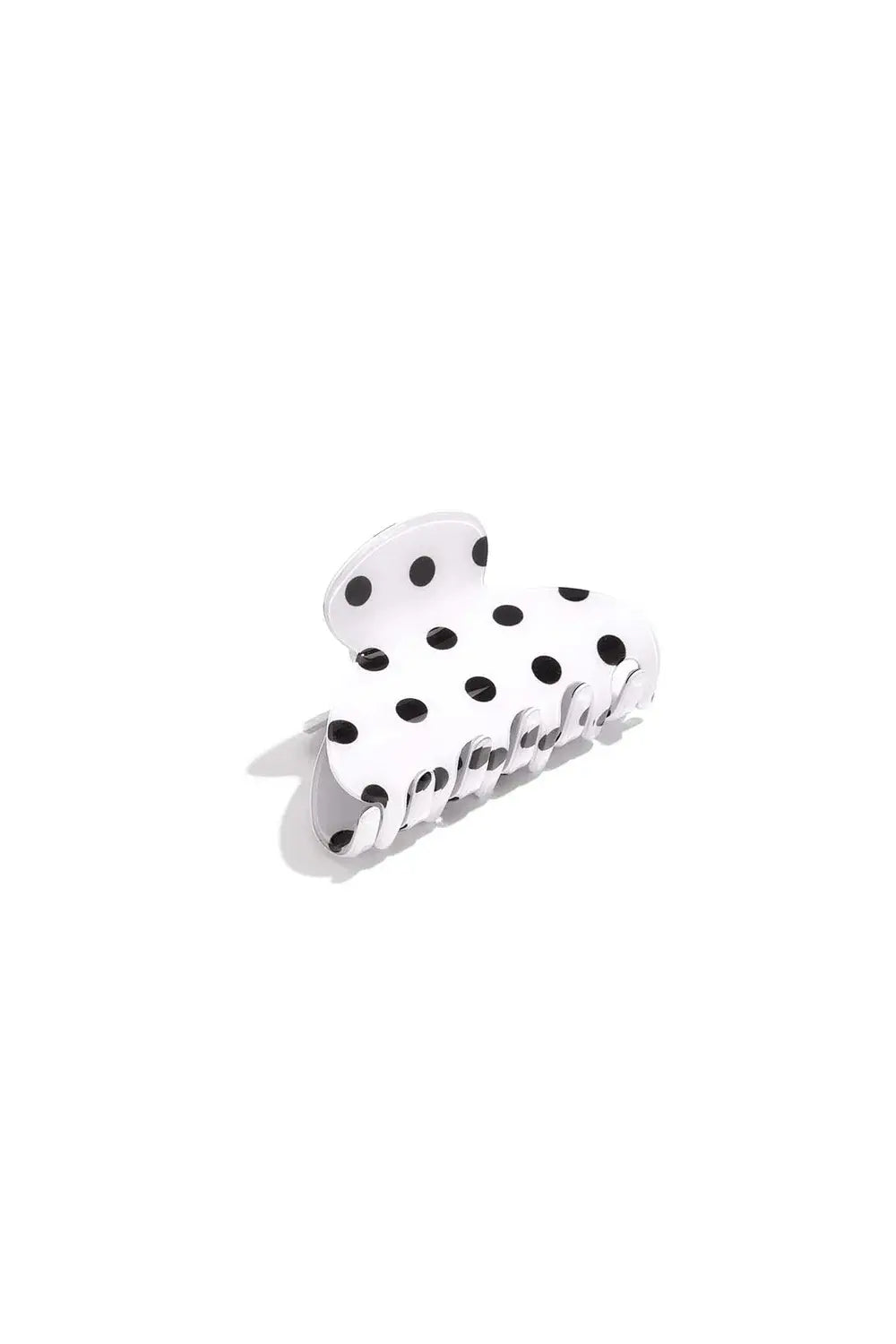 Yehwang: Haarclip stippen - wit/zwart