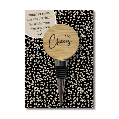 The big gifts: Flessen Stopper – Nog Iets Overblijft