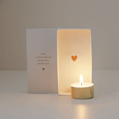 My paperstation:  Light in a box Een lichtpuntje speciaal voor jou