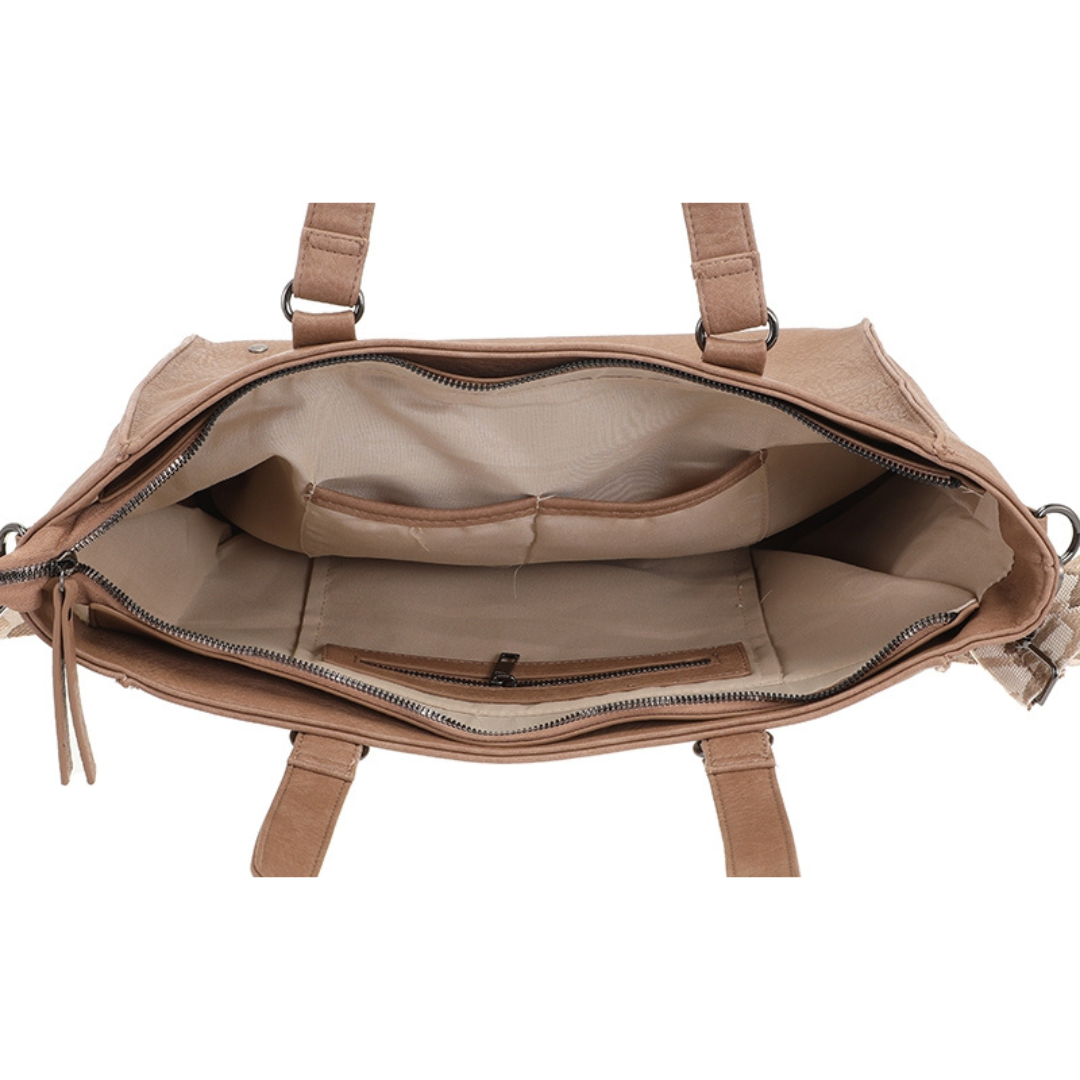 I'm dutch: handtas - shopper Avignon - camel