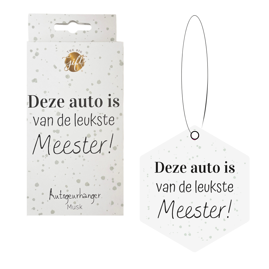 The big gifts: Autogeurhanger - Meester