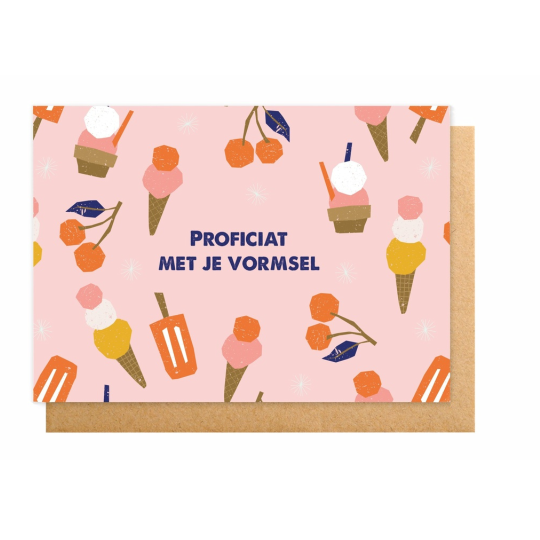 Enfant terrible: wenskaart - Proficiat met je vormsel