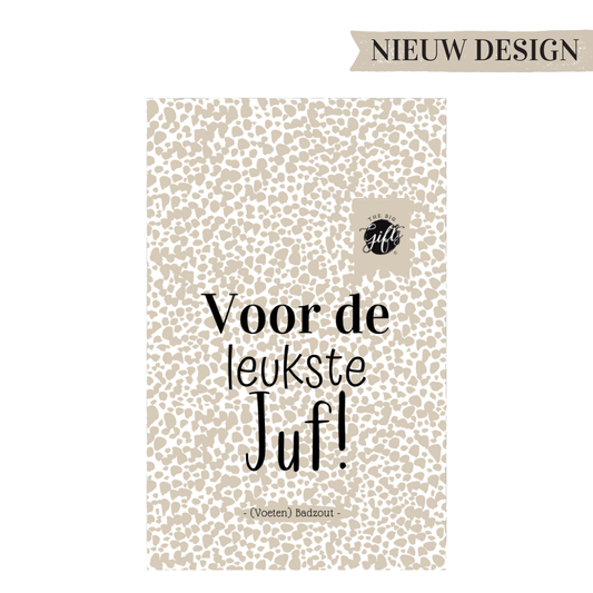 The big gifts: (Voeten) badzout - Voor de Juf