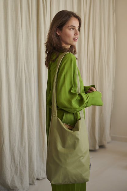 tinne + mia cross Feel good bag - sage | take a chance on me