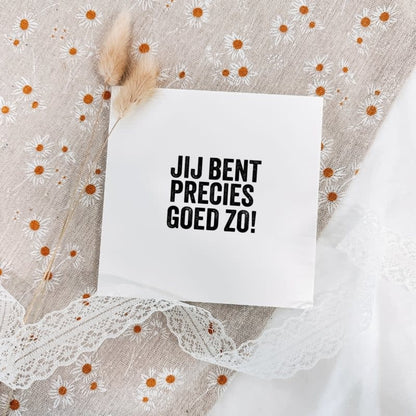 Winkeltje van Anne: Tegeltje op Forex | In geschenkverpakking | Jij bent precies goed zo