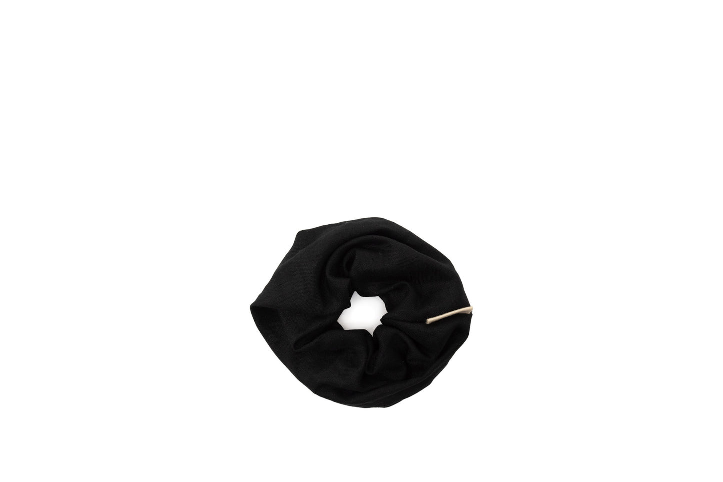 Monk & anna: scrunchie - linen black