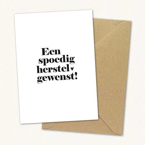 Liefz: Kaart | Een spoedig herstel gewenst