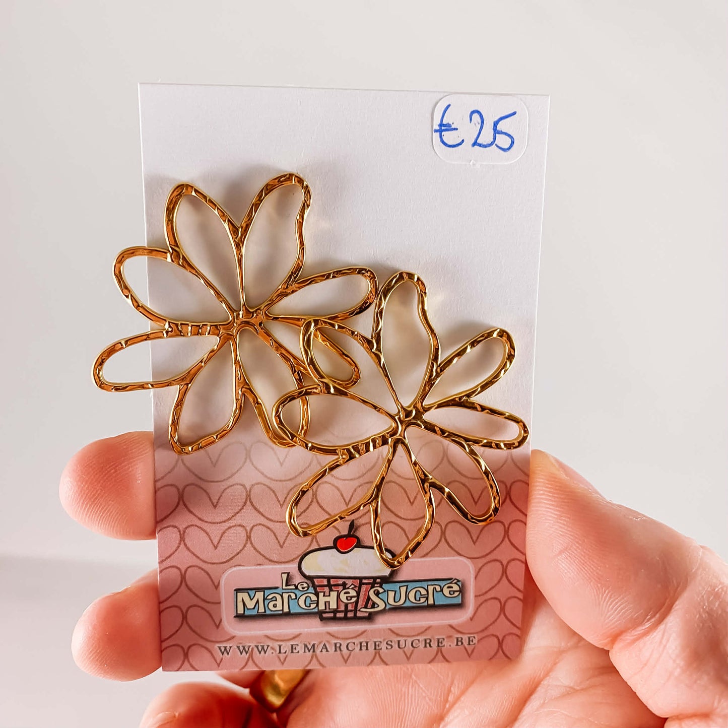 Le marché sucré: oorbellen - goud