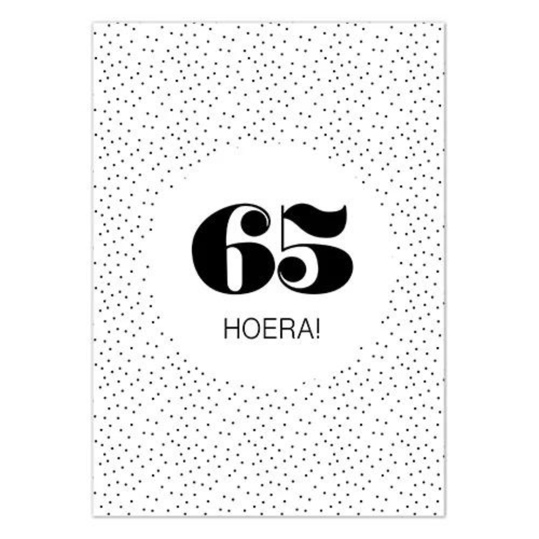 Liefz: kaart a6 - Hoera! 65