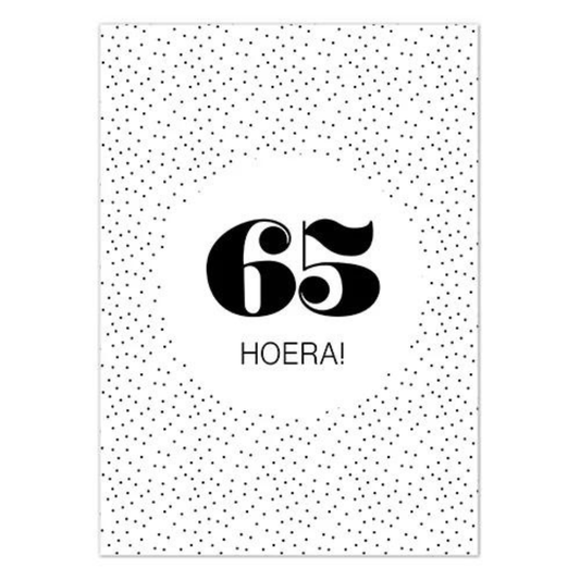Liefz: kaart a6 - Hoera! 65