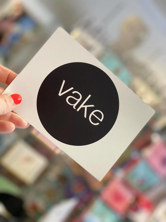 kaartje a6: VAKE