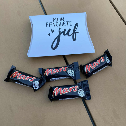 Gondeldoosje met "MARS" - mijn favoriete juf