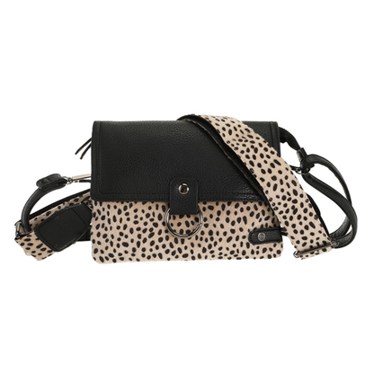 I'm dutch: Handtas - Black dot Weston schoudertasje