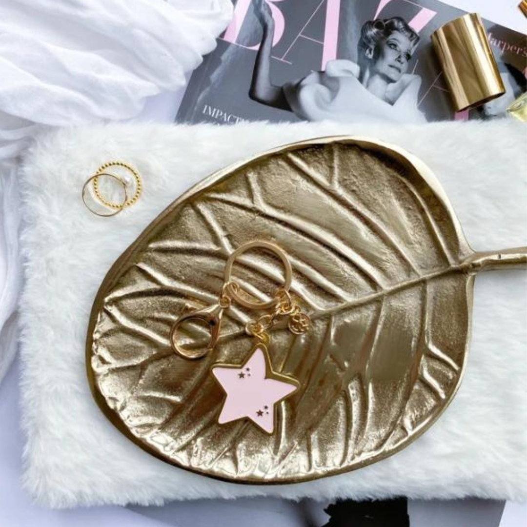 Stationery & gift Sleutelhanger | Ster | Roze