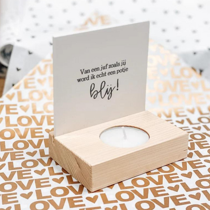 Winkeltje van Anne: Lichtje voor de juf | In giftbox