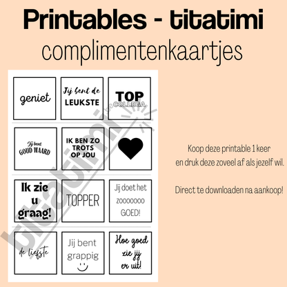 titatimi - printable - complimentenkaartjes