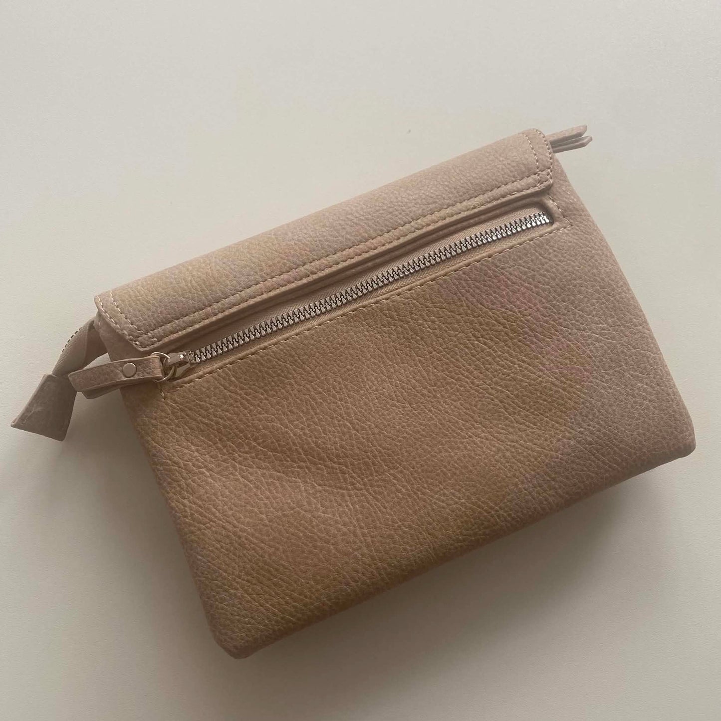 Handtas - schoudertasje Bremen - Taupe dot