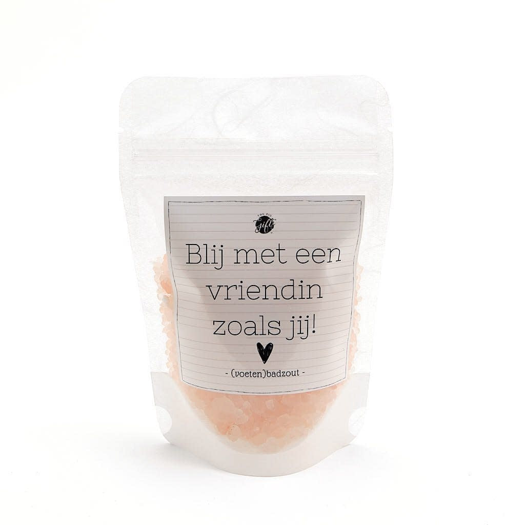 The big gifts: (voeten) badzout - Blij met een vriendin zoals jij
