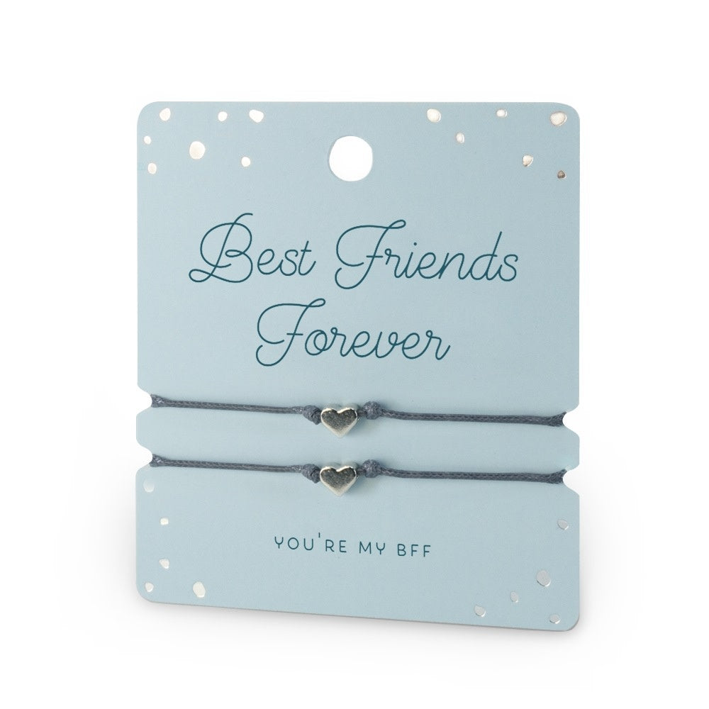 Miko: Hart armband - dubbel - best friends
