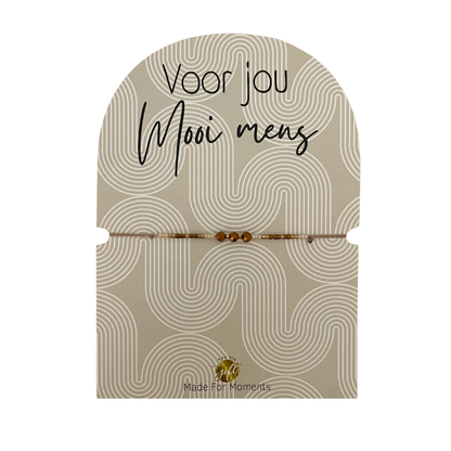 The big gifts: Armband – Voor jou mooi mens