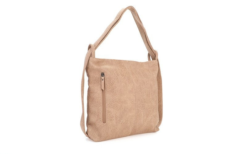 I'm dutch: Handtas - rugzak/schoudertas Lugano - Khaki