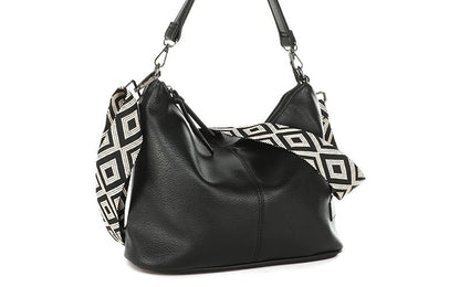 I'm dutch: Handtas - Black schoudertas Elvy