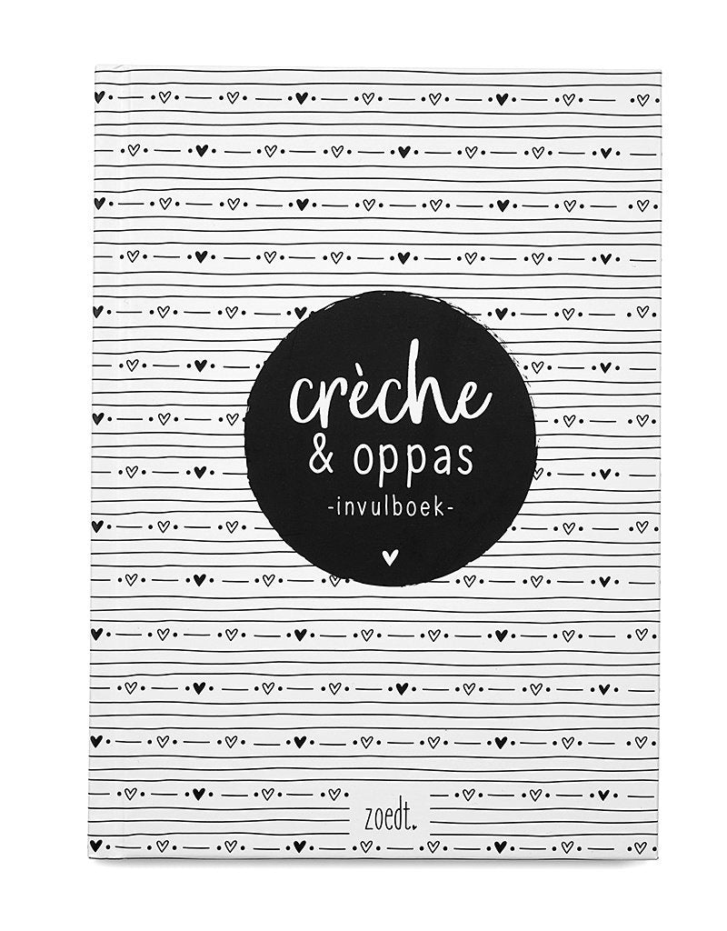 Zoedt crèche en oppas invulboek