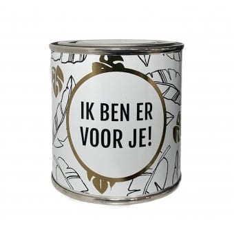 The big gifts: snoepblikje "ik ben er voor je"