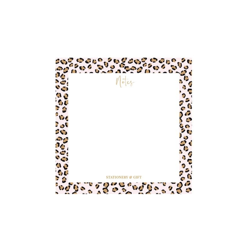 Stationery & gift Pink leopard Notes