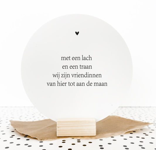 Winkeltje van anne: Roundie met houder - met een lach en een traan