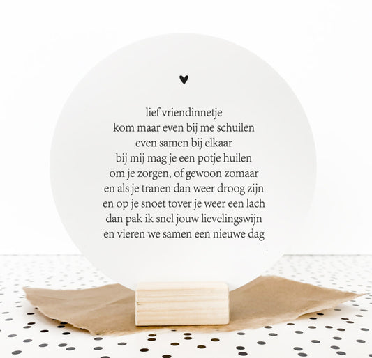 Winkeltje van anne: Roundie met houder - kom maar even bij me schuilen