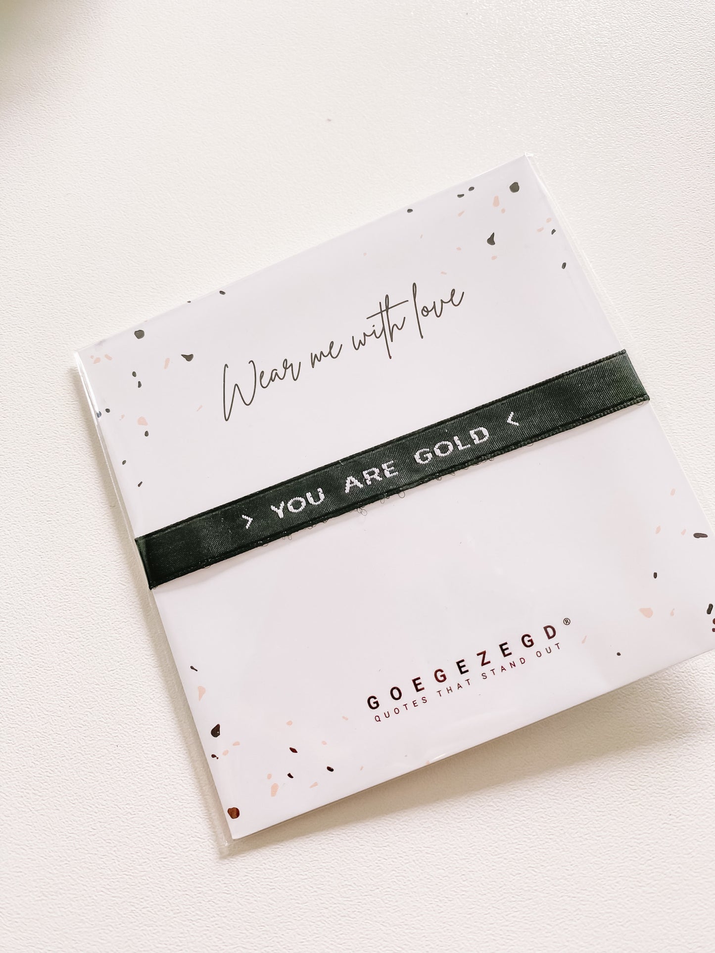 Goegezegd: armbandje - you are gold