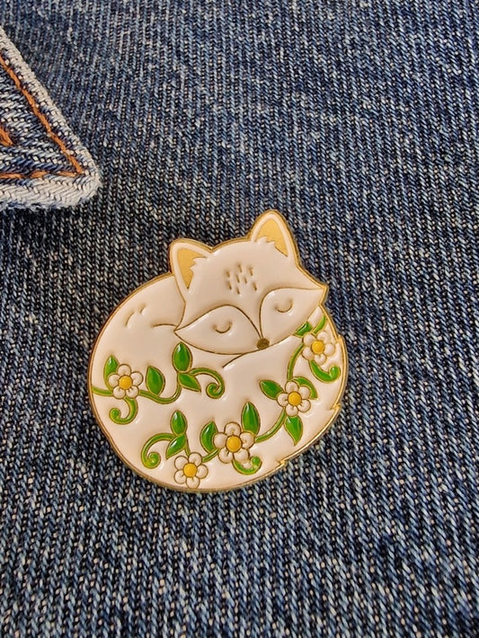 Le marché sucré:  Pin - vos met bloemen