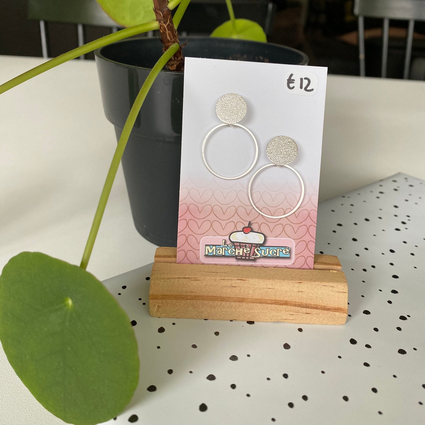 Le marché sucré: oorbellen - zilver