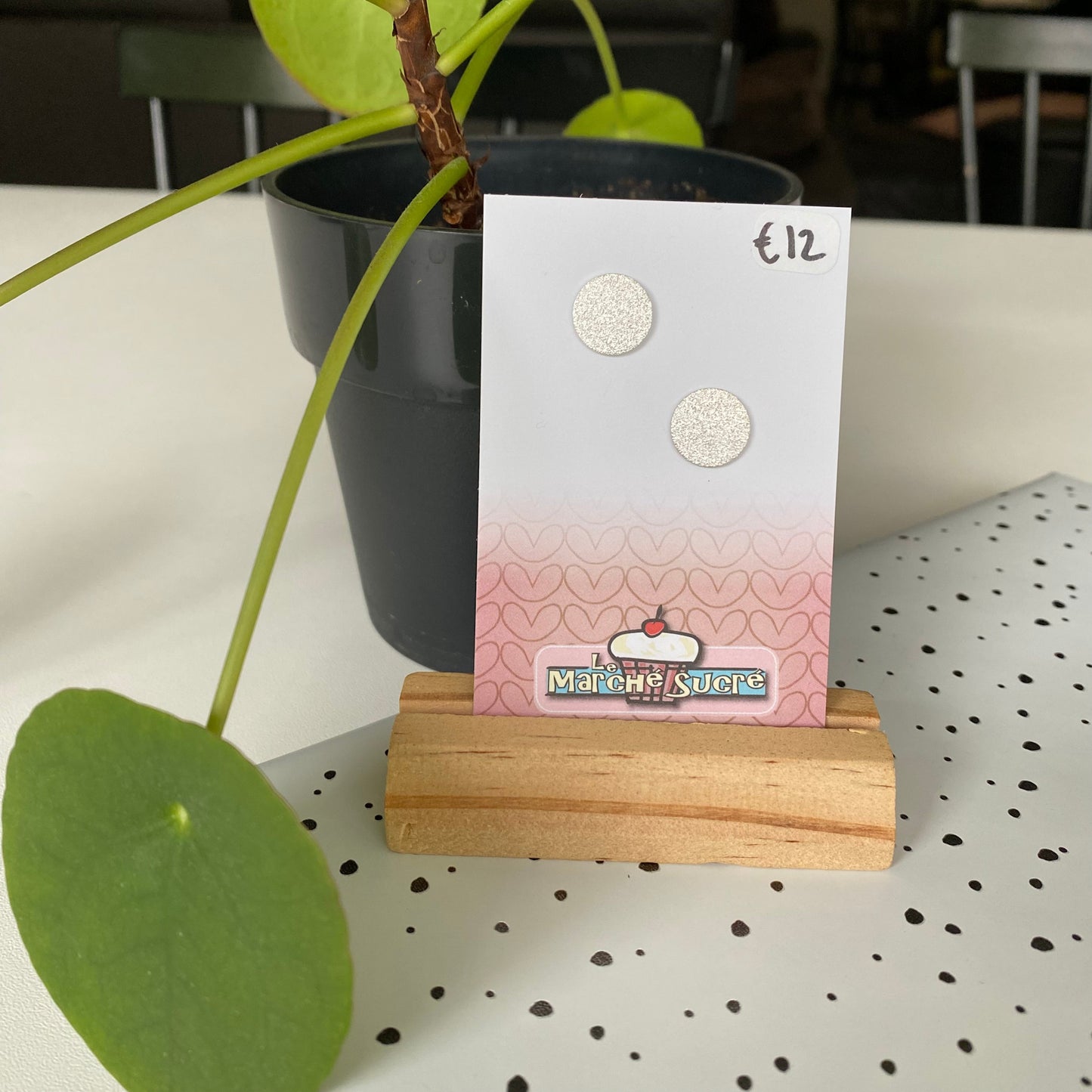 Le marché sucré: oorbellen - zilver