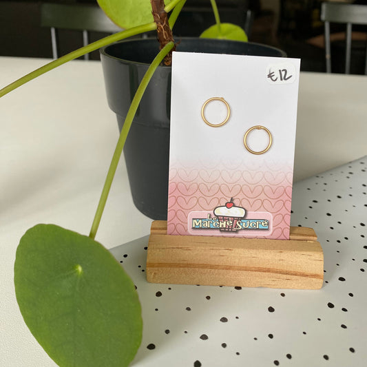 Le marché sucré: oorbellen - goud