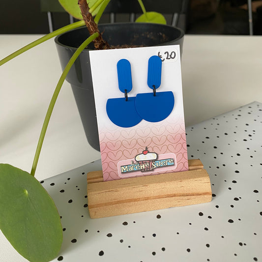Le marché sucré: oorbellen - blauw