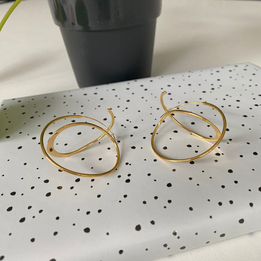 Le marché sucré: oorbellen - goud