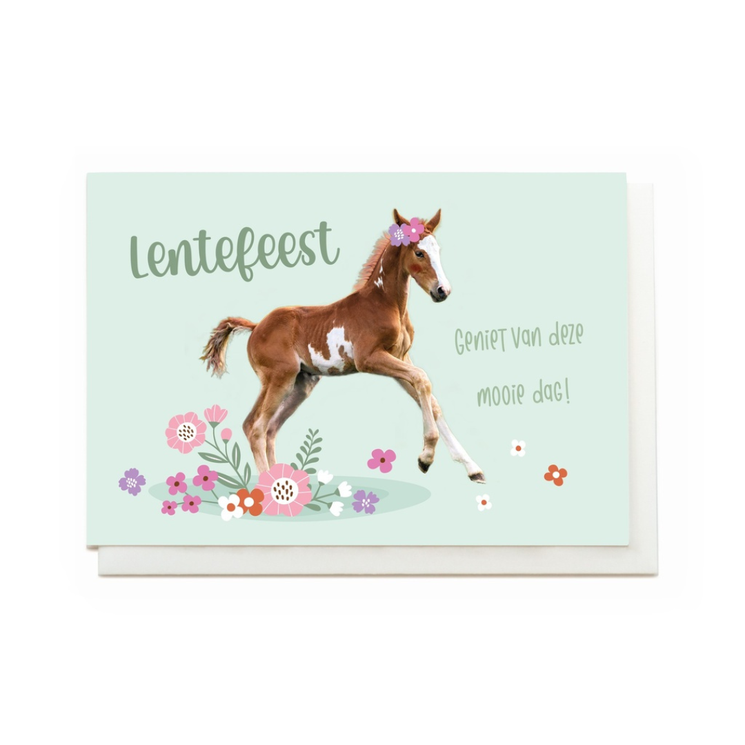 Enfant terrible: wenskaart - Lentefeest, geniet van deze mooie dag