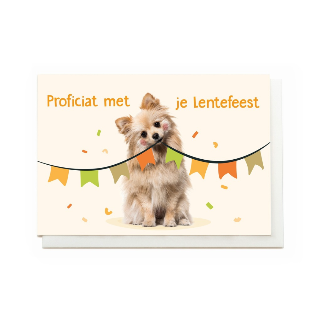 Enfant terrible: wenskaart - Proficiat met je lentefeest