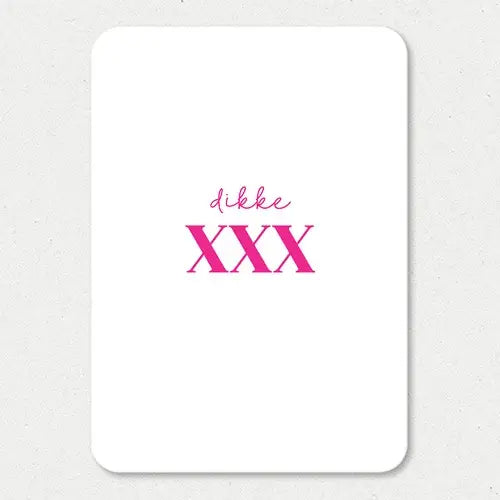 Liefz: kaart a6 - dikke XXX